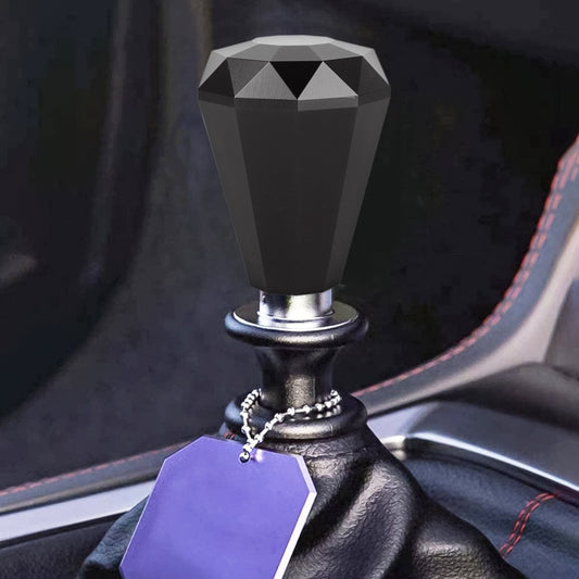 Universal Car Diamond Shape Metal Gear Shift Knob (Black) - Shift Knob by buy2fix | Online Shopping UK | buy2fix