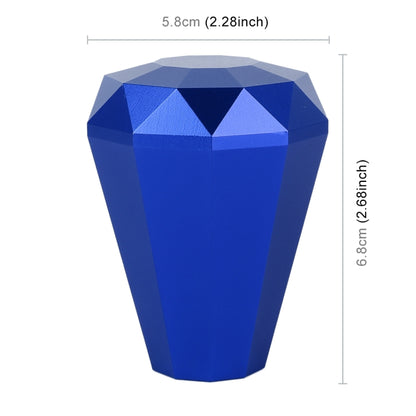 Universal Car Diamond Shape Metal Gear Shift Knob (Blue) - In Car by buy2fix | Online Shopping UK | buy2fix