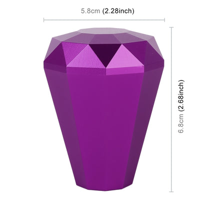 Universal Car Diamond Shape Metal Gear Shift Knob (Purple) - Shift Knob by buy2fix | Online Shopping UK | buy2fix