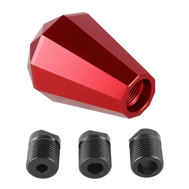 Universal Car Diamond Shape Metal Gear Shift Knob (Red) - Shift Knob by buy2fix | Online Shopping UK | buy2fix
