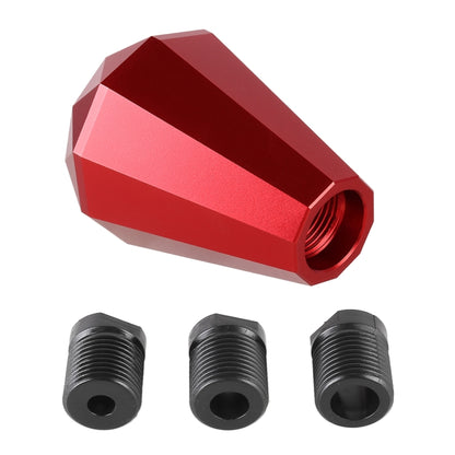 Universal Car Diamond Shape Metal Gear Shift Knob (Red) - Shift Knob by buy2fix | Online Shopping UK | buy2fix