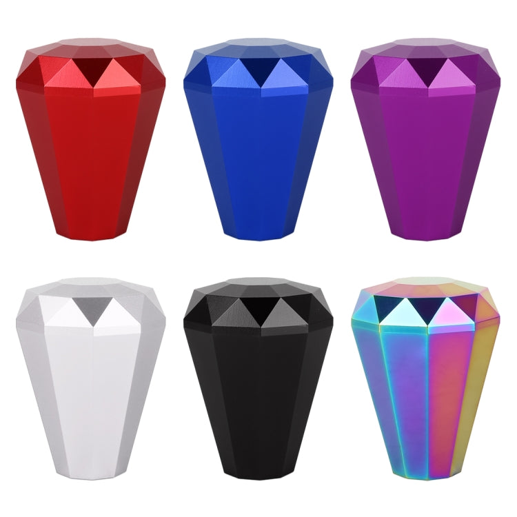 Universal Car Diamond Shape Metal Gear Shift Knob (Red) - Shift Knob by buy2fix | Online Shopping UK | buy2fix