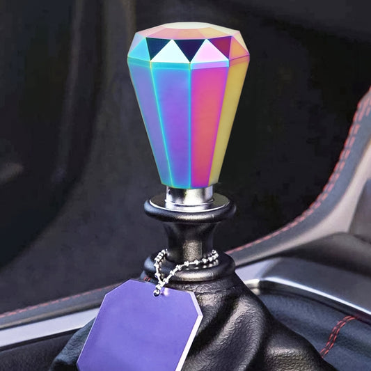 Universal Car Colorful Diamond Shape Metal Gear Shift Knob - Shift Knob by buy2fix | Online Shopping UK | buy2fix