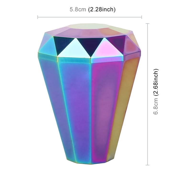 Universal Car Colorful Diamond Shape Metal Gear Shift Knob - Shift Knob by buy2fix | Online Shopping UK | buy2fix