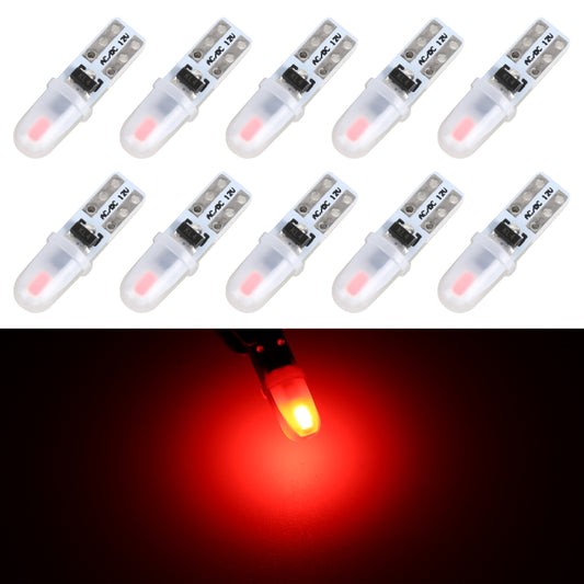 10 in 1 T5 Car Instrument Panel LED Decorative Light (Red Light) - Instrument Lights by buy2fix | Online Shopping UK | buy2fix