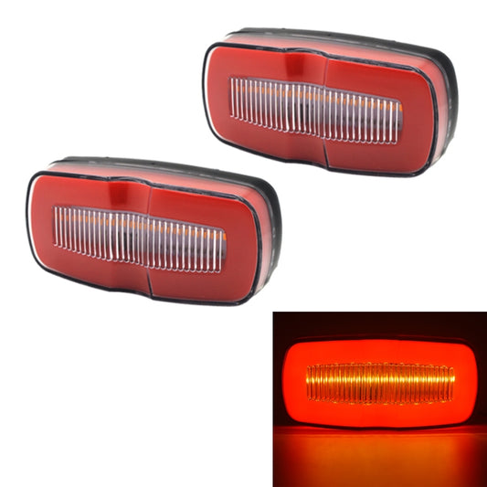2 PCS MK-190 Truck LED Side Marker Light (Red Light) - Running Lights by buy2fix | Online Shopping UK | buy2fix