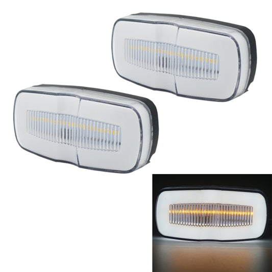 2 PCS MK-190 Truck LED Side Marker Light (White Light) - Running Lights by buy2fix | Online Shopping UK | buy2fix