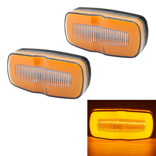 2 PCS MK-190 Truck LED Side Marker Light (Yellow Light) - Running Lights by buy2fix | Online Shopping UK | buy2fix