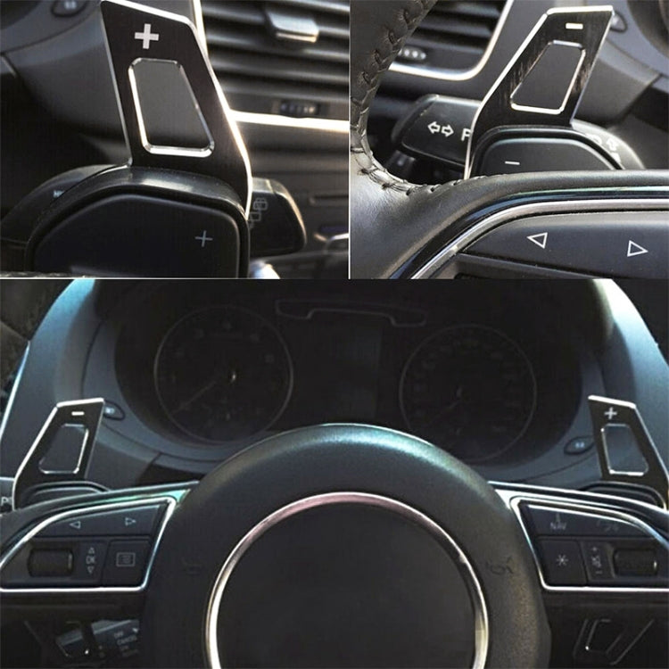 Car Modification Aluminum Paddle Shift Extensions for Audi A3 2013-2016 Steering Wheel Gear Shifters - Steering Wheel Accessories by buy2fix | Online Shopping UK | buy2fix