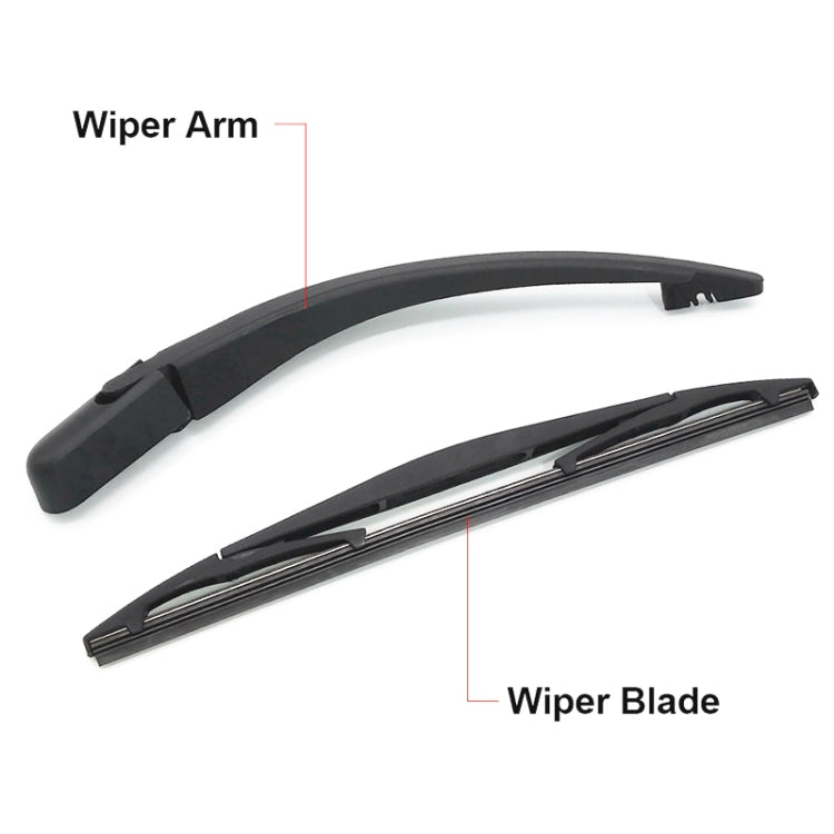 JH-PG02 For Peugeot 107 2005- Car Rear Windshield Wiper Arm Blade Assembly 6405V5 - Windscreen Wipers by buy2fix | Online Shopping UK | buy2fix