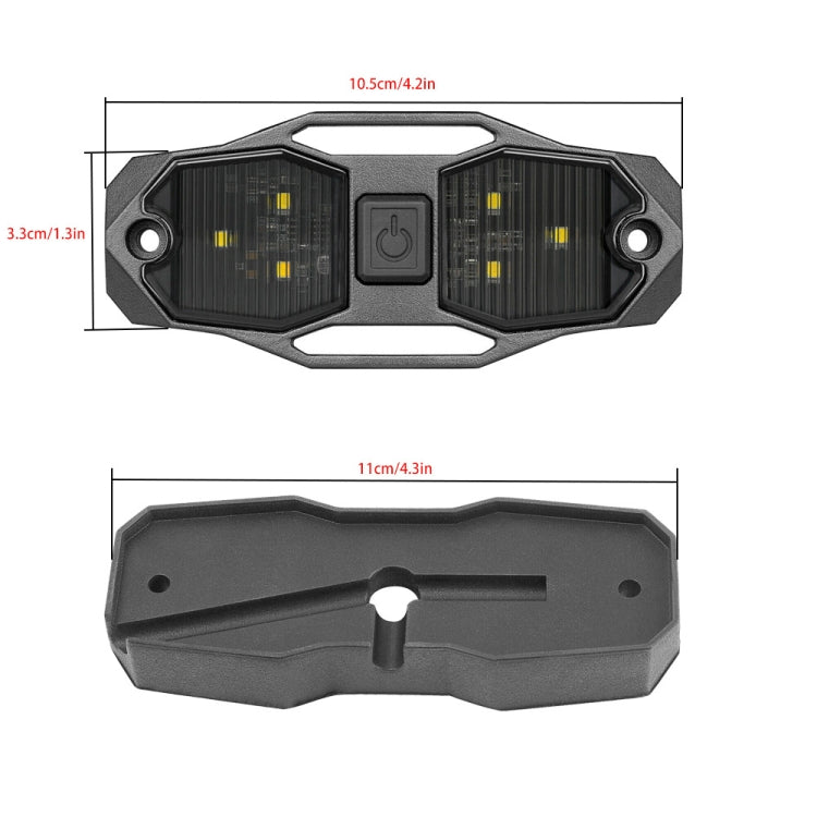 For UTV ATV Polaris RZR Golf Cart Motorcycle LED Guard Bar Light - Headlights by buy2fix | Online Shopping UK | buy2fix