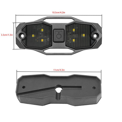 For UTV ATV Polaris RZR Golf Cart Motorcycle LED Guard Bar Light - Headlights by buy2fix | Online Shopping UK | buy2fix
