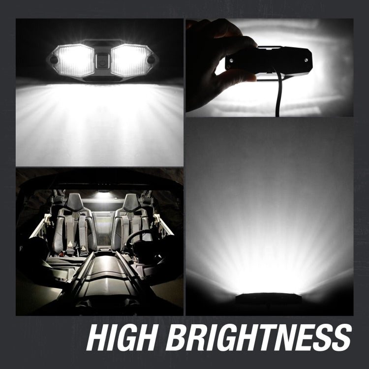 For UTV ATV Polaris RZR Golf Cart Motorcycle LED Guard Bar Light - Headlights by buy2fix | Online Shopping UK | buy2fix