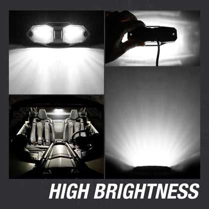 For UTV ATV Polaris RZR Golf Cart Motorcycle LED Guard Bar Light - Headlights by buy2fix | Online Shopping UK | buy2fix