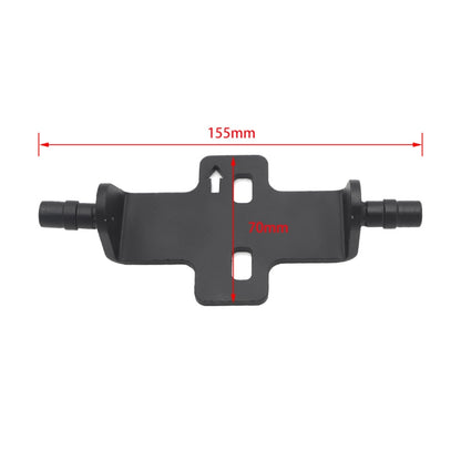 For BMW R1200GS R1250G R1250RT Motorcycle Seat Lowering Adjustment Bracket (Black) - Others by buy2fix | Online Shopping UK | buy2fix