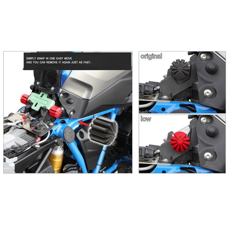 For BMW R1200GS R1250G R1250RT Motorcycle Seat Lowering Adjustment Bracket (Black) - Others by buy2fix | Online Shopping UK | buy2fix