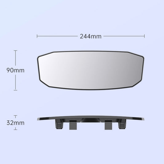 SHUNWEI SD-2414 Car Anti-glare Rear-view Mirror, Size: 244 x 90mm - Interior Mirrors by SHUNWEI | Online Shopping UK | buy2fix