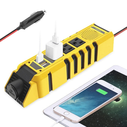 12V to 110V 150W Car Correction Sine Wave Inverter, US Plug by buy2fix