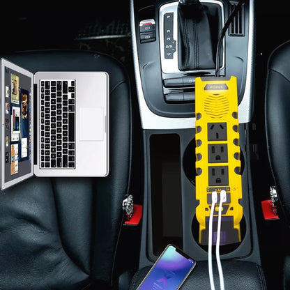 12V to 110V 150W Car Correction Sine Wave Inverter, US Plug by buy2fix