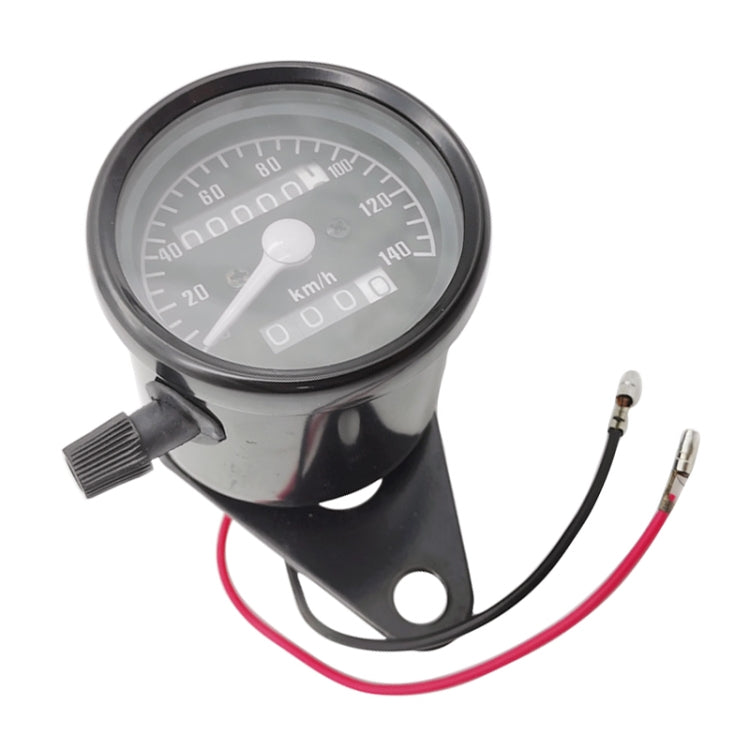 Motorcycle Retro Modified Odometer Speedometer Kilometer (Black) - Electrical Instruments by buy2fix | Online Shopping UK | buy2fix