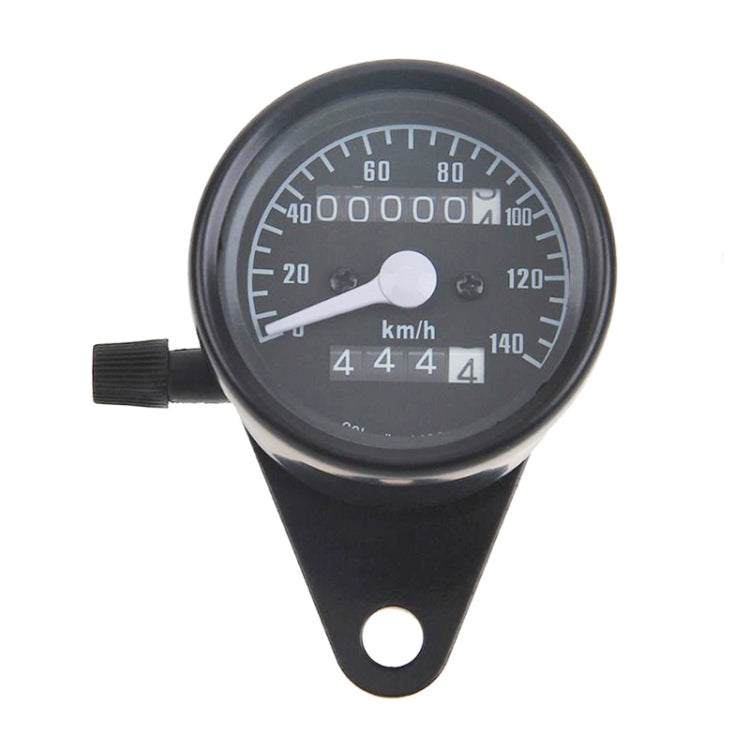 Motorcycle Retro Modified Odometer Speedometer Kilometer (Black) - Electrical Instruments by buy2fix | Online Shopping UK | buy2fix