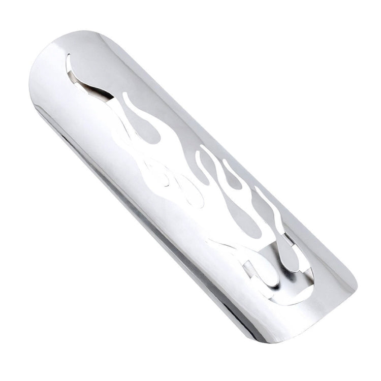 Motorcycle Modification Accessories Universal Retro Exhaust Pipe Heat Shield (Silver) - Others by buy2fix | Online Shopping UK | buy2fix