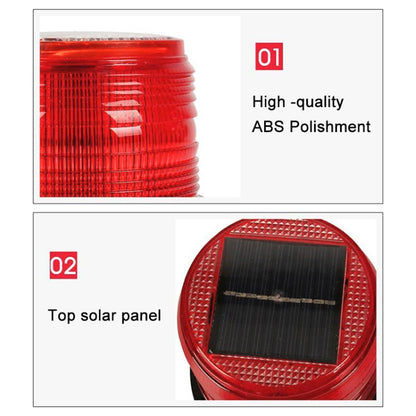 Car Solar Charging Warning Light (Red) - Warning Lights by buy2fix | Online Shopping UK | buy2fix