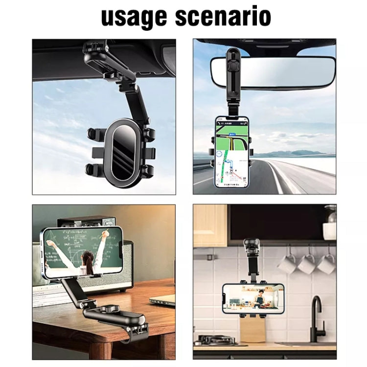 Multifunctional Car Sun Visor Rear Seat Mobile Phone Holder (Green) - Universal Car Holders by buy2fix | Online Shopping UK | buy2fix