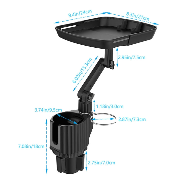 Car Beverage Table Food Rack Mobile Phone Holder - Universal Car Holders by buy2fix | Online Shopping UK | buy2fix