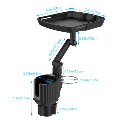 Car Beverage Table Food Rack Mobile Phone Holder - Universal Car Holders by buy2fix | Online Shopping UK | buy2fix