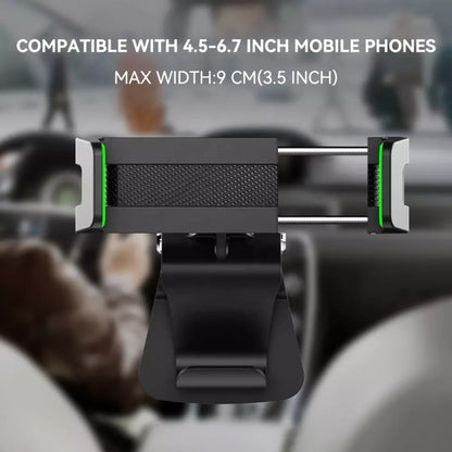 Multifunctional Car Sun Visor Rear Seat Mobile Phone Holder (Grey) - Universal Car Holders by buy2fix | Online Shopping UK | buy2fix