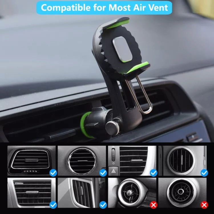 Multifunctional Car Air Conditioner Air Outlet Phone Holder (Black) - Universal Car Holders by buy2fix | Online Shopping UK | buy2fix