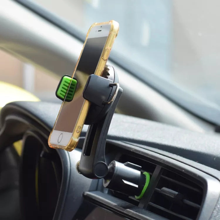 Multifunctional Car Air Conditioner Air Outlet Phone Holder (Black) - Universal Car Holders by buy2fix | Online Shopping UK | buy2fix