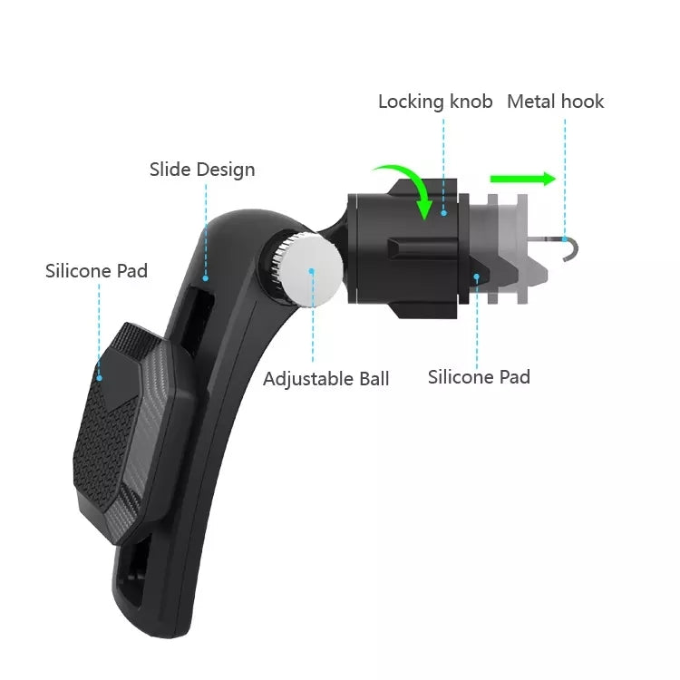 Multifunctional Car Air Conditioner Air Outlet Magnetic Phone Holder (Green) - Universal Car Holders by buy2fix | Online Shopping UK | buy2fix