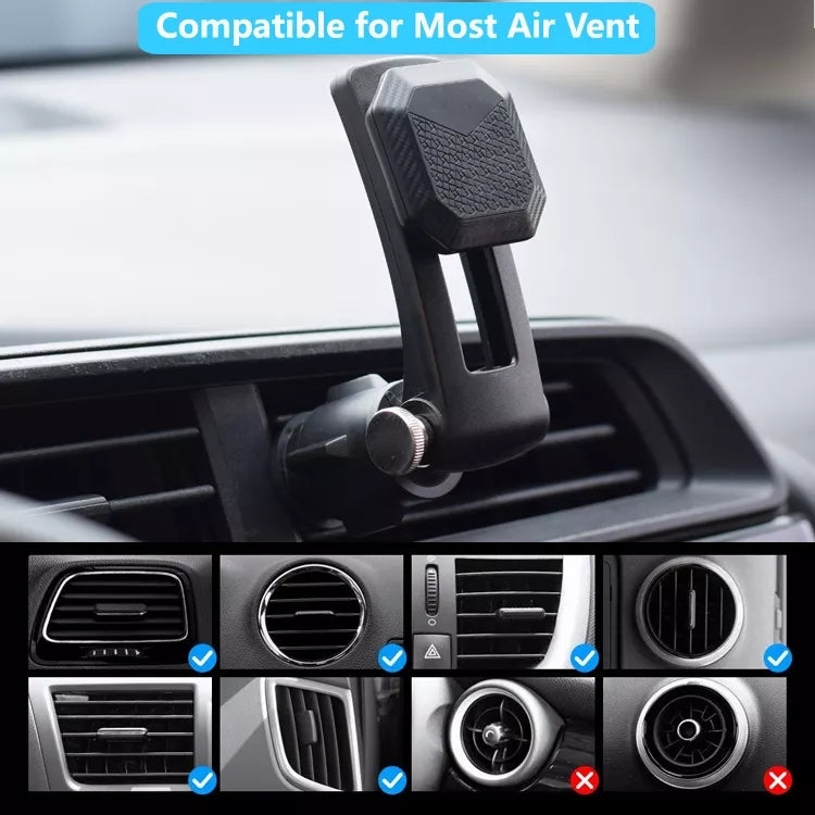 Multifunctional Car Air Conditioner Air Outlet Magnetic Phone Holder (Green) - Universal Car Holders by buy2fix | Online Shopping UK | buy2fix