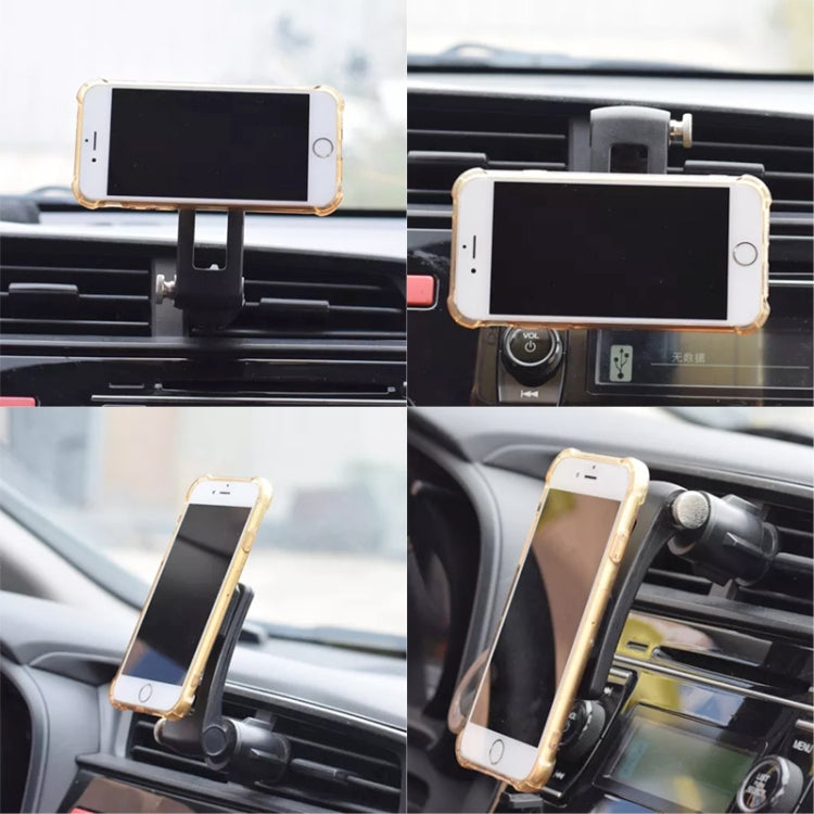 Multifunctional Car Air Conditioner Air Outlet Magnetic Phone Holder (Green) - Universal Car Holders by buy2fix | Online Shopping UK | buy2fix