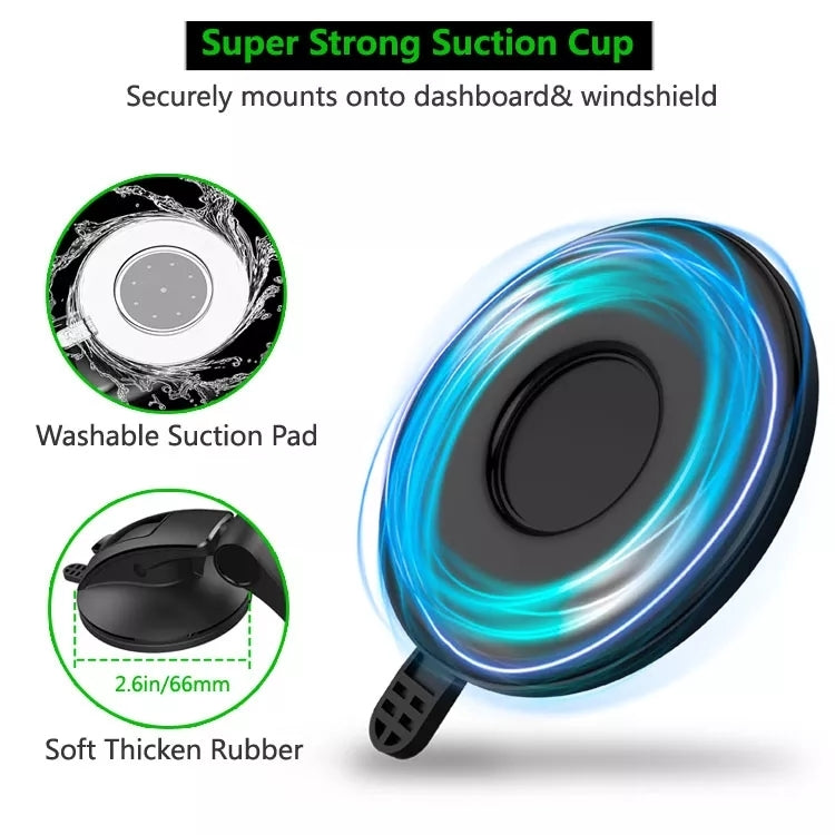 Multifunctional Car Center Console Dashboard Suction Cup Magnetic Phone Holder (Green) - Universal Car Holders by buy2fix | Online Shopping UK | buy2fix
