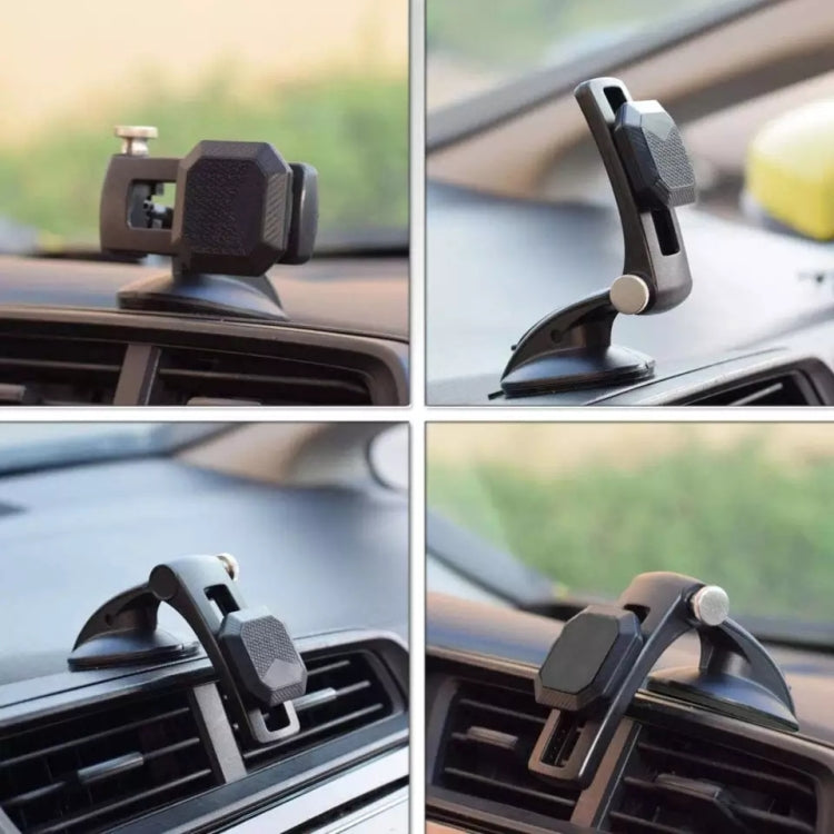 Multifunctional Car Center Console Dashboard Suction Cup Magnetic Phone Holder (Green) - Universal Car Holders by buy2fix | Online Shopping UK | buy2fix