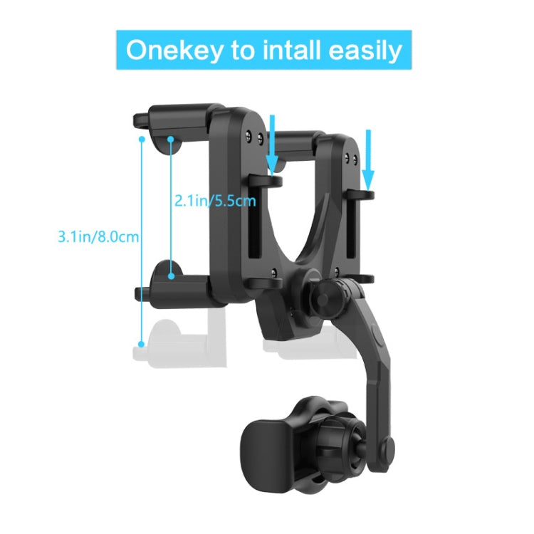 Car Rear Mirror Navigation Phone Holder (Green) - Universal Car Holders by buy2fix | Online Shopping UK | buy2fix