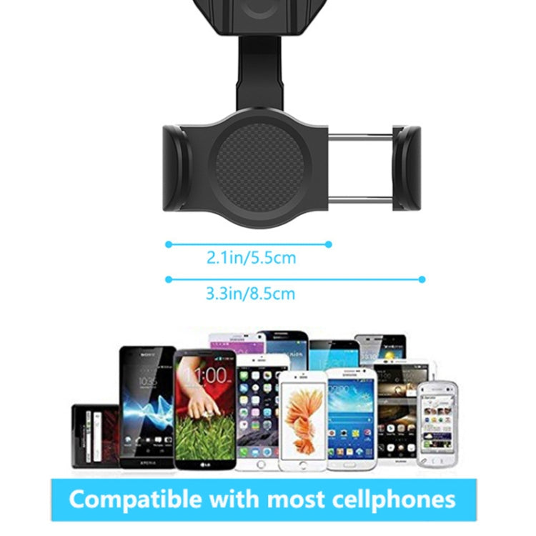 Car Rear Mirror Navigation Phone Holder (Black) - Universal Car Holders by buy2fix | Online Shopping UK | buy2fix