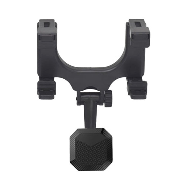 Carbon Fiber Strong Magnet Car Rear Mirror Navigation Phone Holder - Universal Car Holders by buy2fix | Online Shopping UK | buy2fix