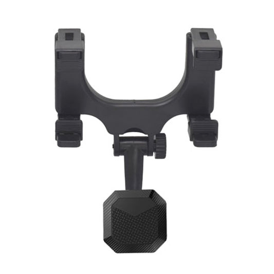 Carbon Fiber Strong Magnet Car Rear Mirror Navigation Phone Holder - Universal Car Holders by buy2fix | Online Shopping UK | buy2fix