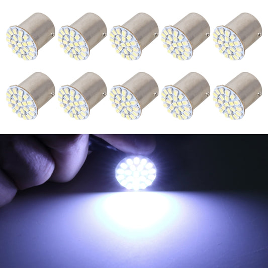 10pcs 1156 DC12V 1.2W Car Turn Signal Light (White Light) - Arrow Turn Lights by buy2fix | Online Shopping UK | buy2fix