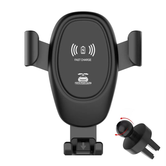 Car Wireless Charger Multifunctional Mobile Phone Wireless Charger Stand (Black) - Wireless Charger Holders by buy2fix | Online Shopping UK | buy2fix