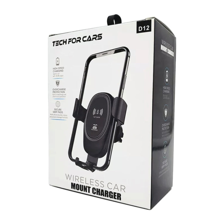 Car Wireless Charger Multifunctional Mobile Phone Wireless Charger Stand (Black) - Wireless Charger Holders by buy2fix | Online Shopping UK | buy2fix