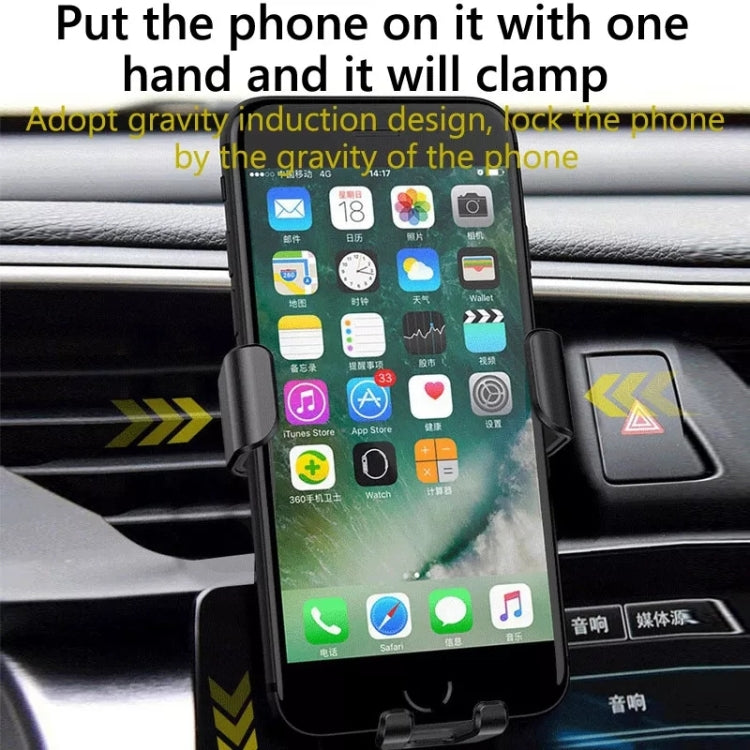 Car Wireless Charger Multifunctional Mobile Phone Wireless Charger Stand (Black) - Wireless Charger Holders by buy2fix | Online Shopping UK | buy2fix