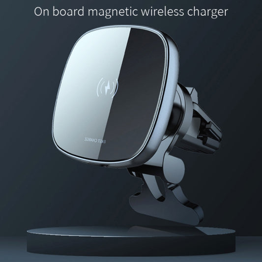 15W Car Magnetic Wireless Charger Mobile Phone Wireless Charger Stand - Wireless Charger Holders by buy2fix | Online Shopping UK | buy2fix