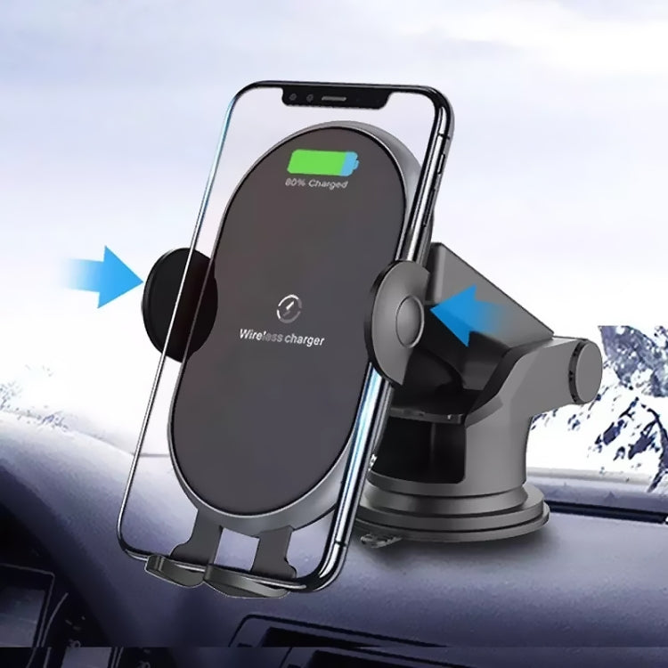 Car Smart Wireless Charger Phone Holder - Wireless Charger Holders by buy2fix | Online Shopping UK | buy2fix