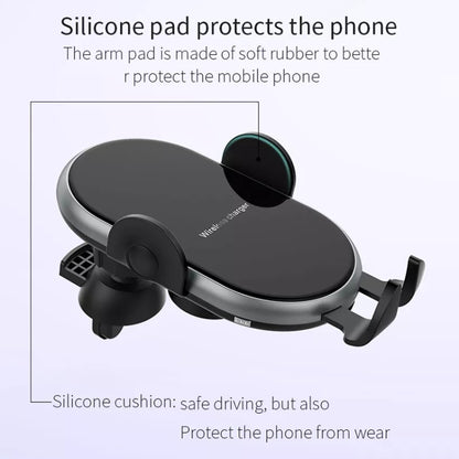 Car Smart Wireless Charger Phone Holder - Wireless Charger Holders by buy2fix | Online Shopping UK | buy2fix