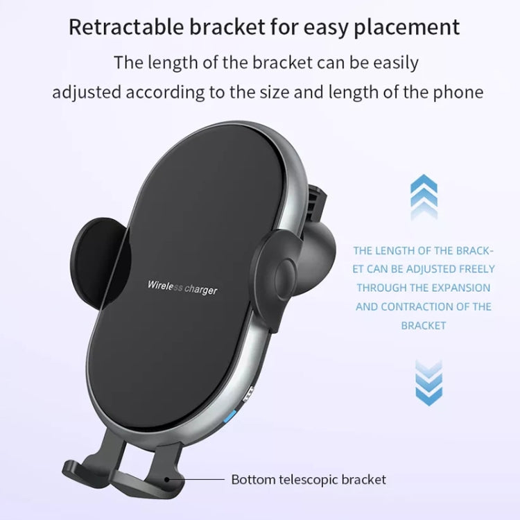 Car Smart Wireless Charger Phone Holder - Wireless Charger Holders by buy2fix | Online Shopping UK | buy2fix